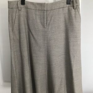JCrew light gray wool skirt